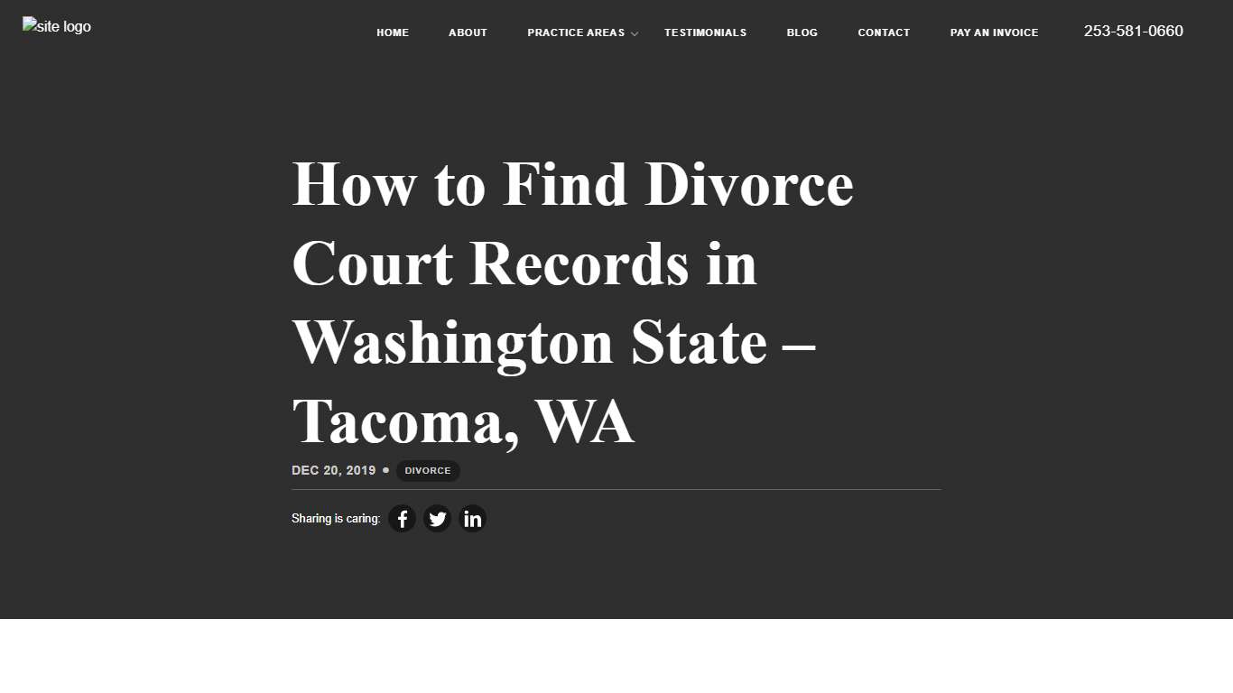 Find Divorce Court Records in Washington State Alliance Law Group