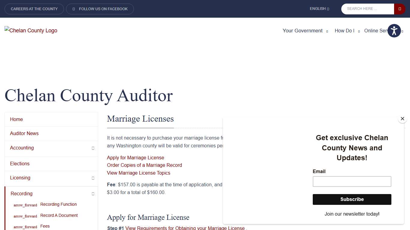 County of Chelan, Washington